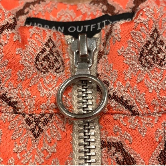 Urban Outfitters Boho Suzie jacquard orange and brown hot pants - Picture 7 of 9